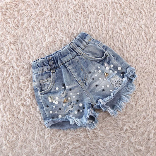 Pearl Denim Shorts